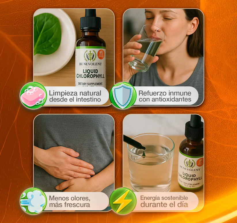 Doctora sosteniendo Clorofila Líquida NatureLabs